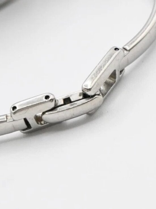 GUCCI 1400L Watch Quartz Bangle Bracelet 25 mm Stainless Steel Silver 02LC586 main image 8